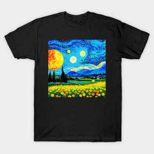 Sunflowers field T-Shirt